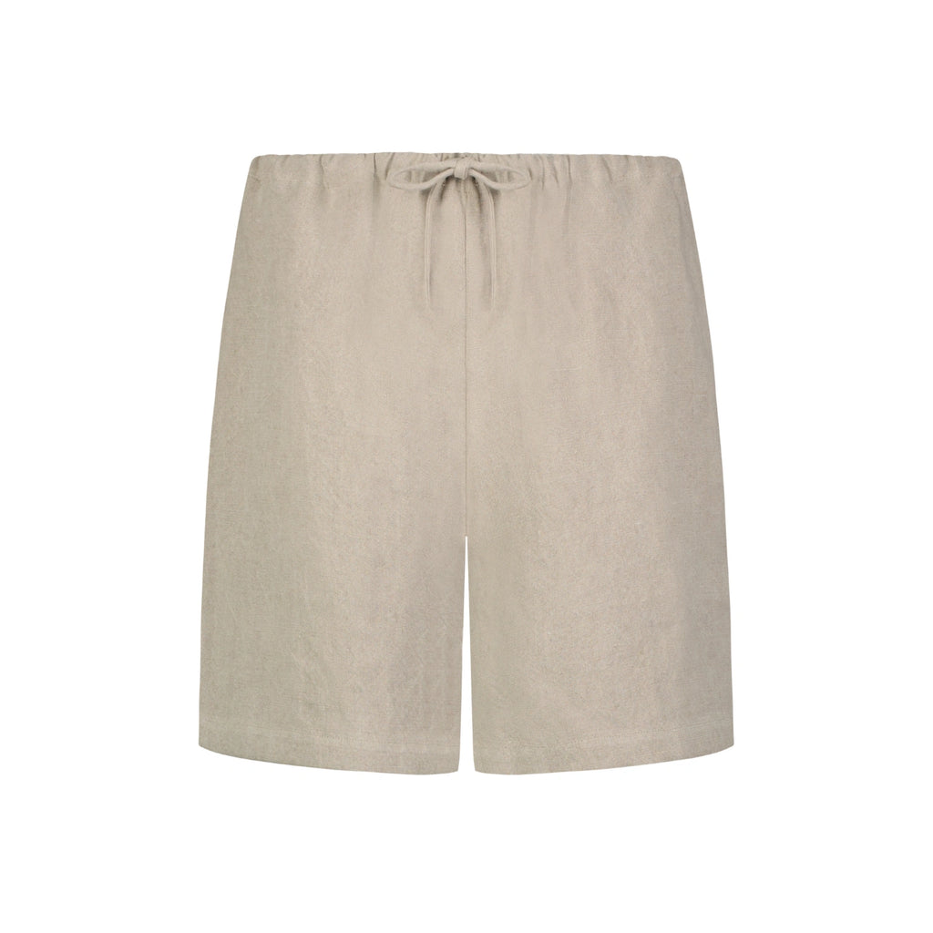 Callum Short Linen ecre stonewash