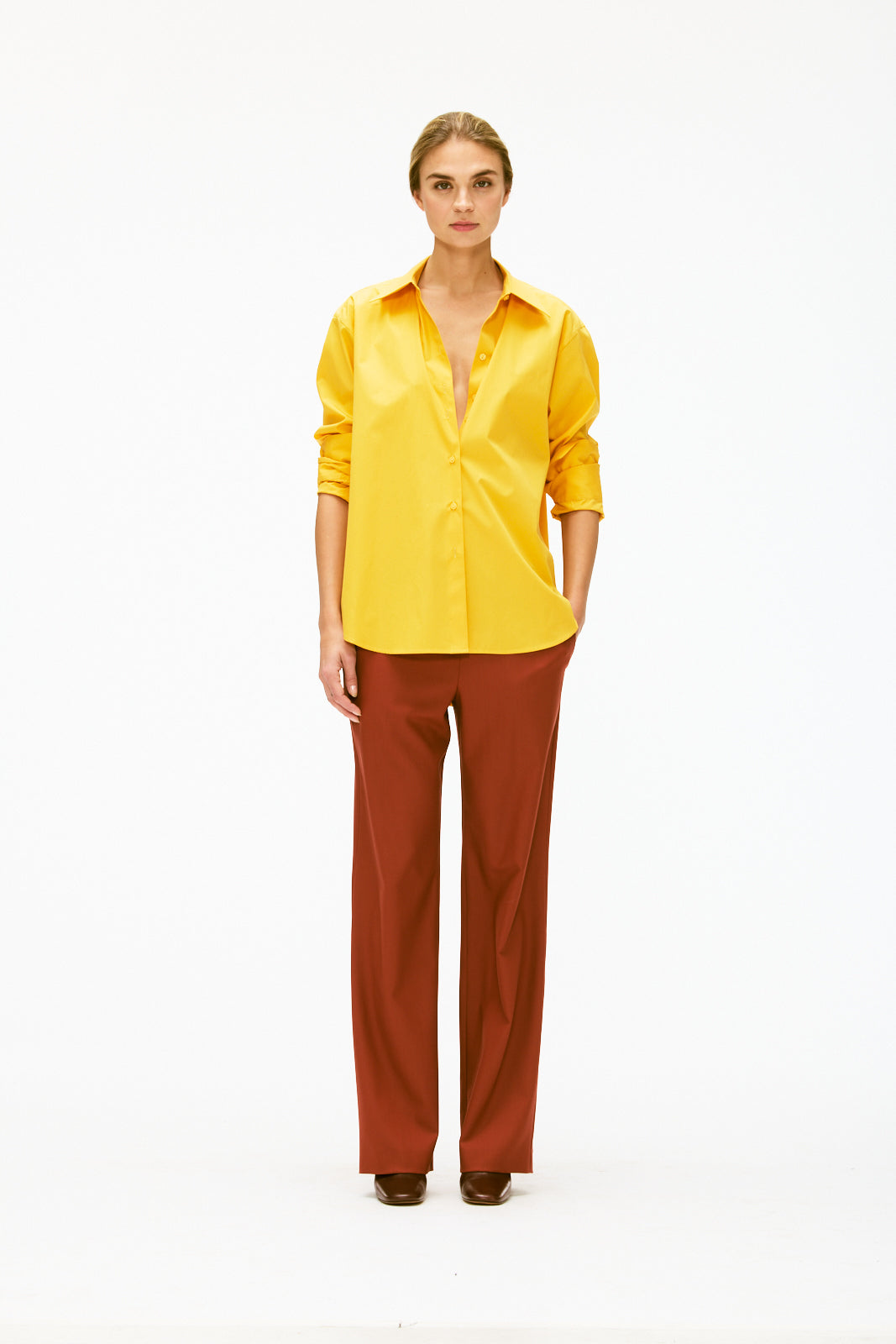 Presley Shirt Saffron