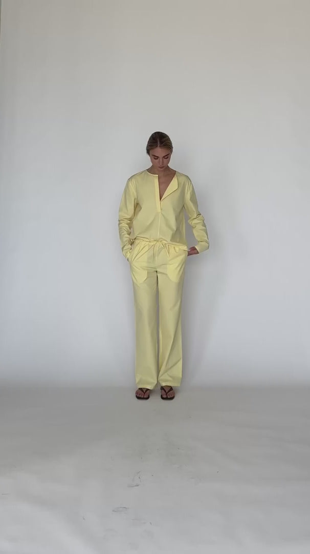 Monroe Shirt Butter Yellow