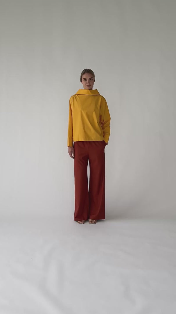 Saga shirt Saffron